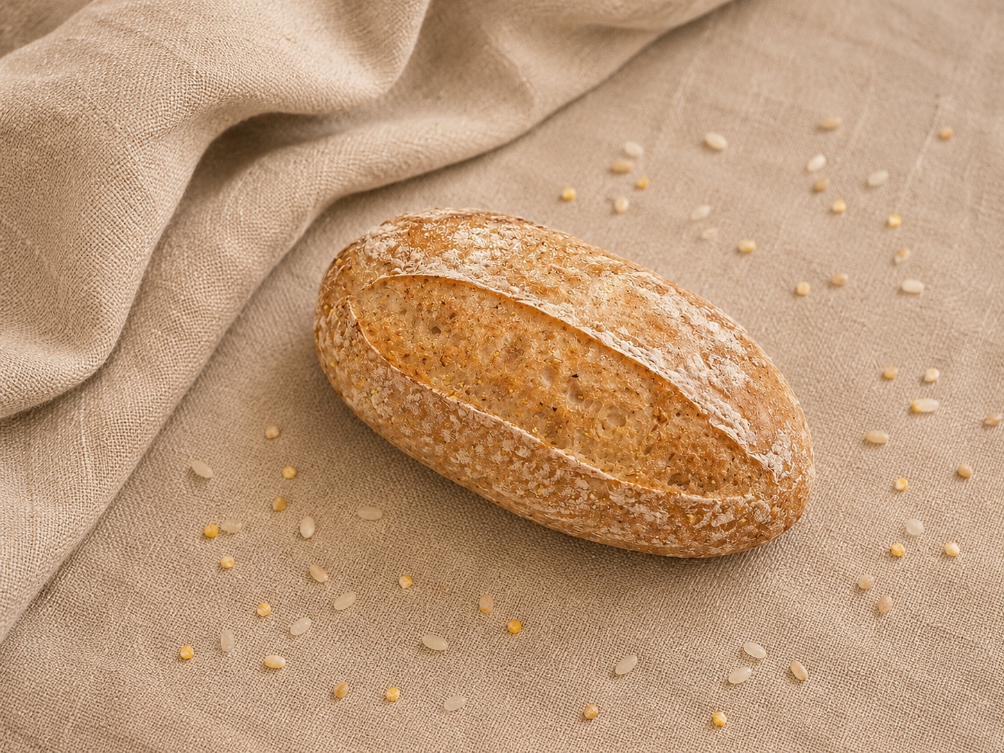 Glutenfreies Reis-Mais-Baguette