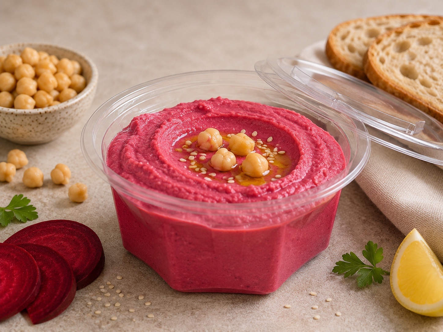 Hummus cviklový